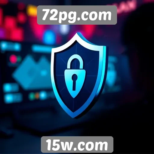 Recursos de segurança no site 72pg.com